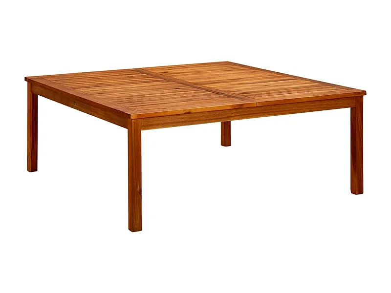 Tavolino da giardino 110x110x45 cm Legno massello di acacia
