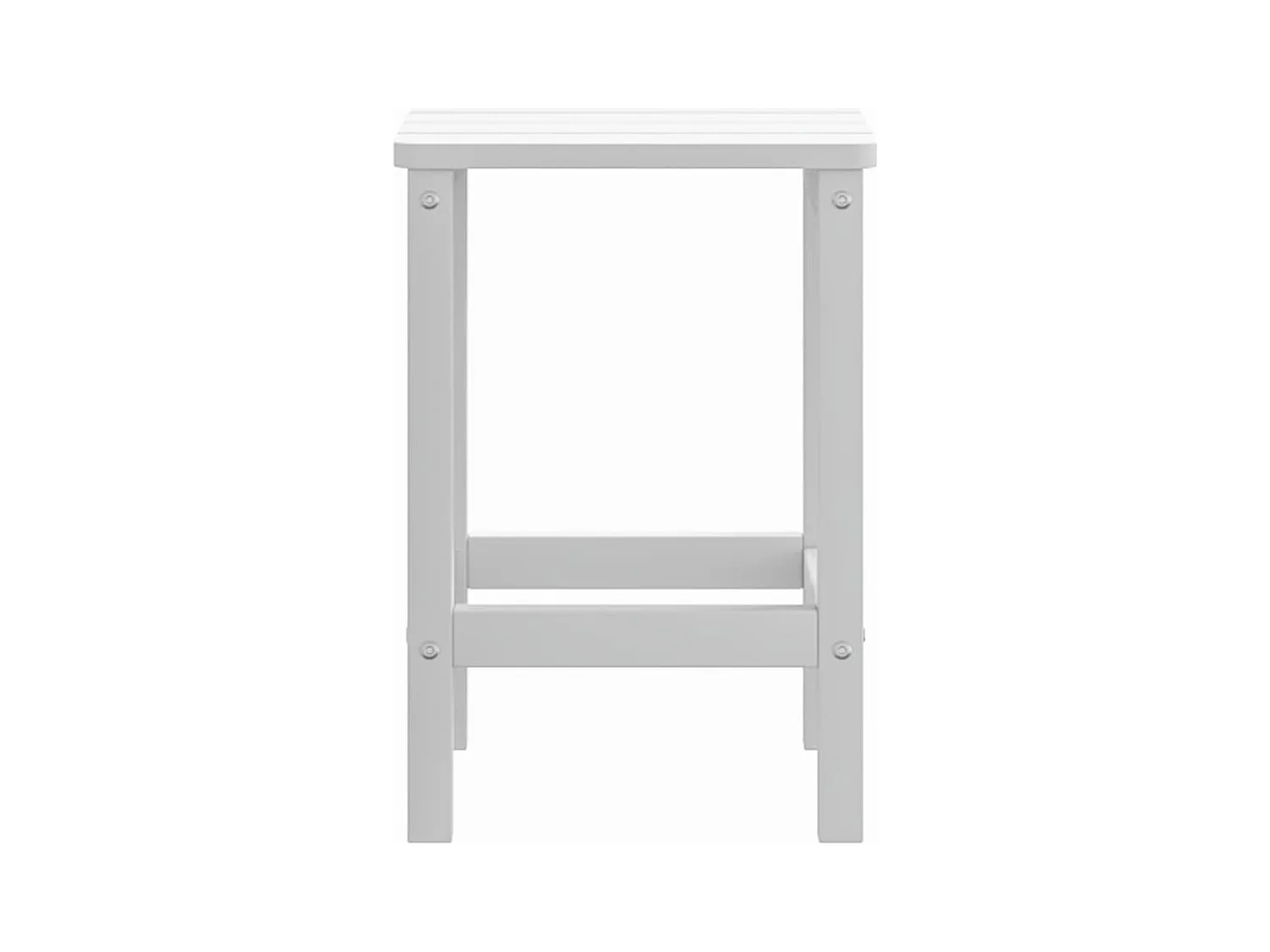 Adirondack Tuintafel Wit 38x38x46 cm HDPE