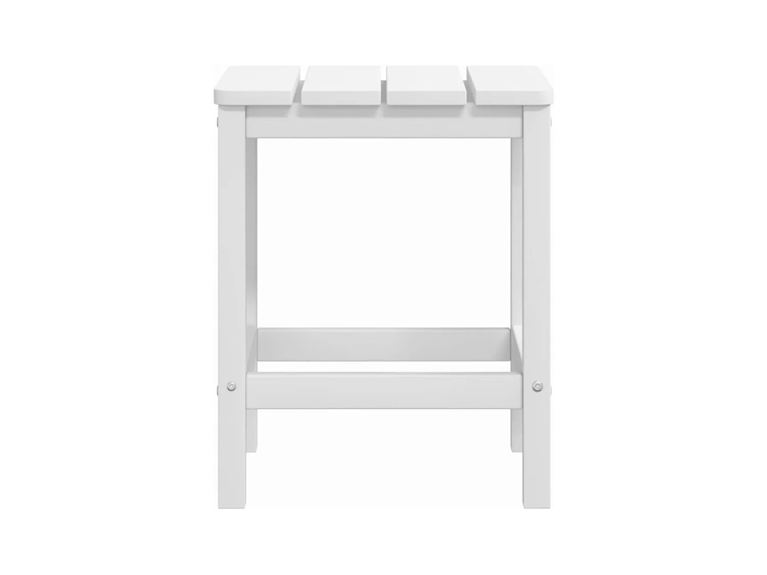 Adirondack Tuintafel Wit 38x38x46 cm HDPE