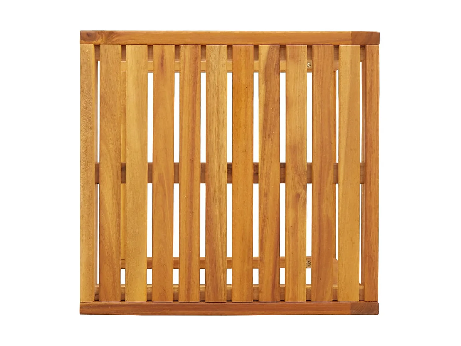 C-vormige tafel 42x40x50 cm massief acaciahout