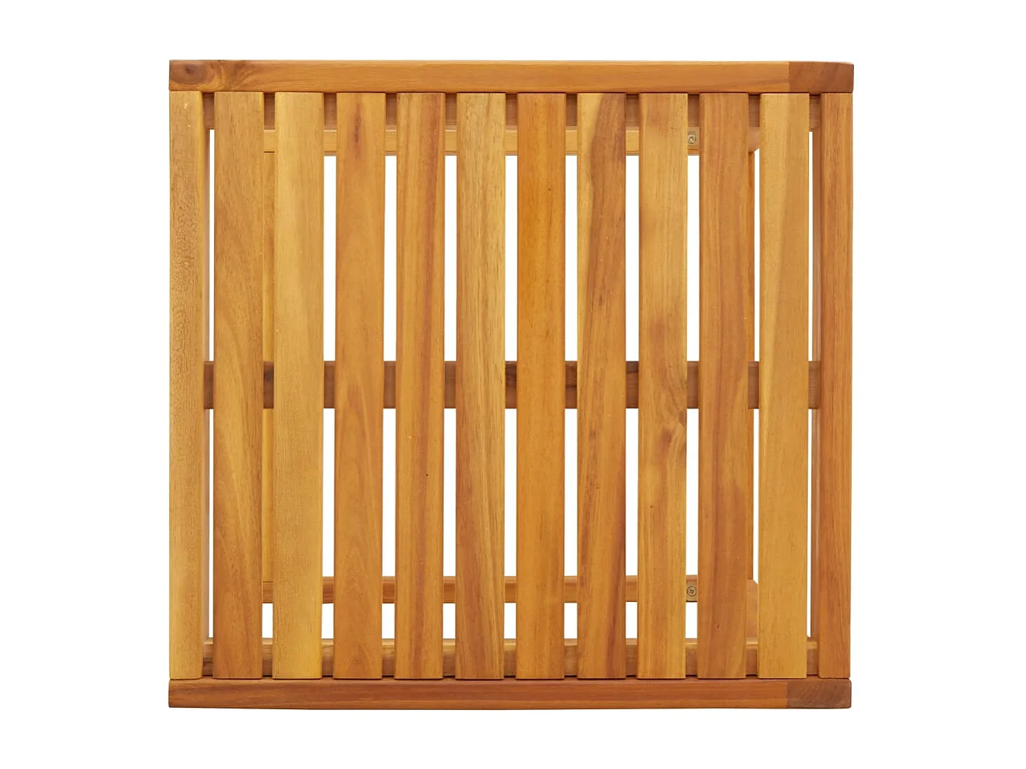 C-vormige tafel 42x40x50 cm massief acaciahout