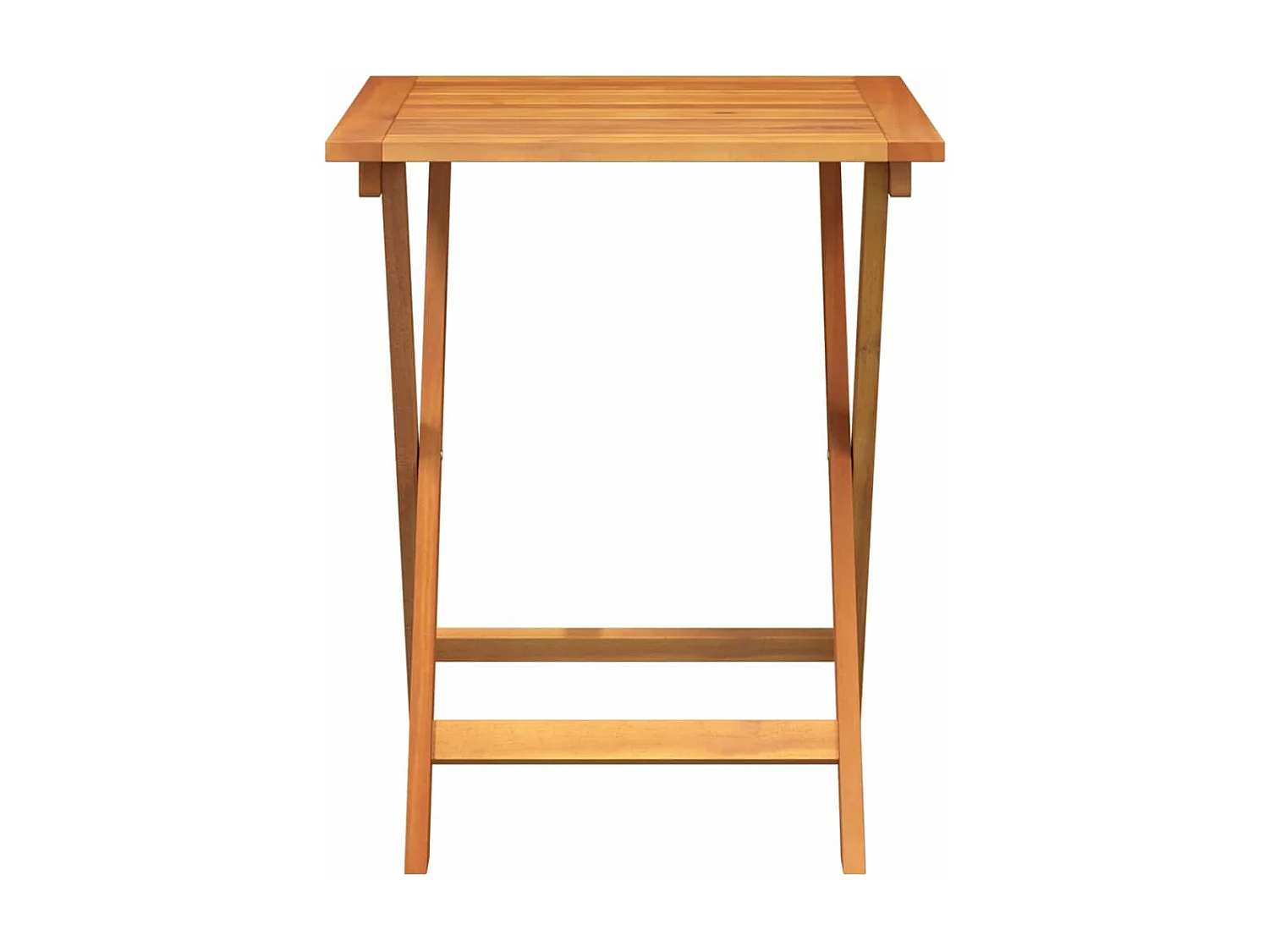 Table de jardin pliante Naturel 60 x 60 x 72 cm