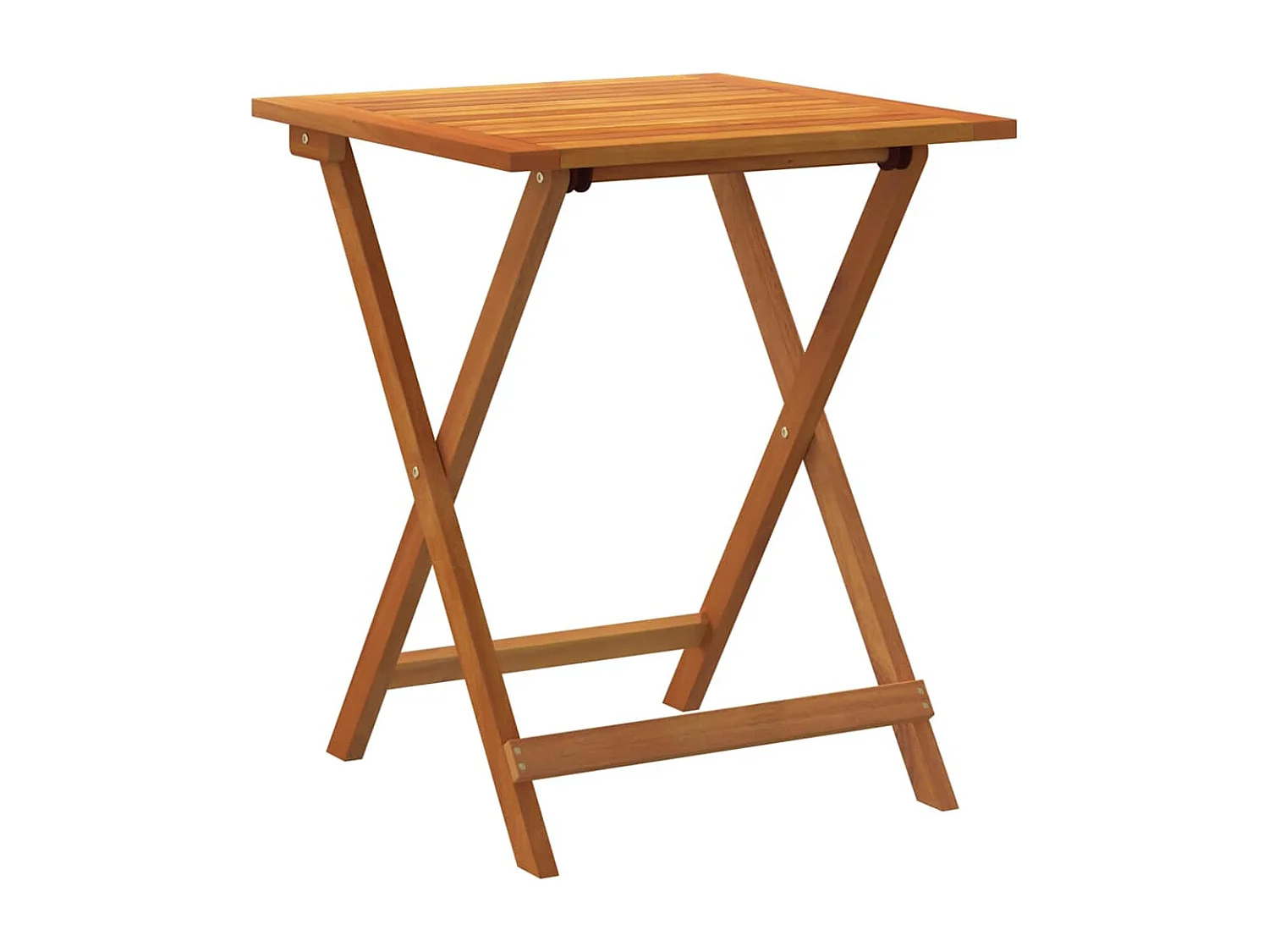 Table de jardin pliante Naturel 60 x 60 x 72 cm