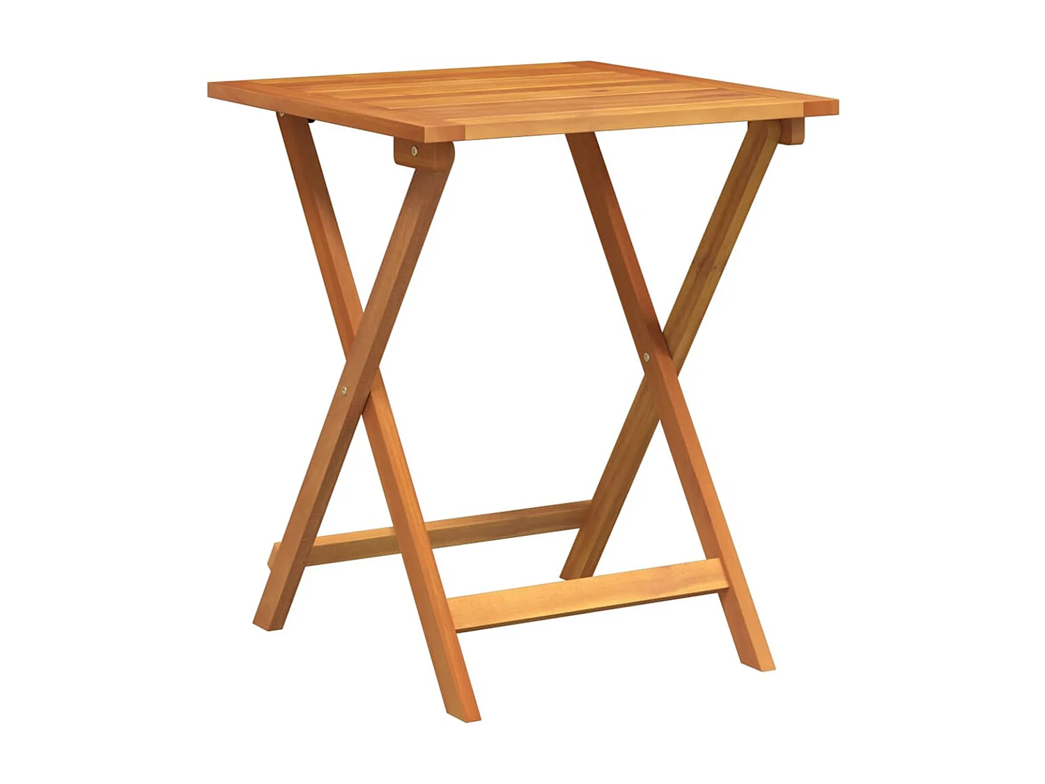 Table de jardin pliante Naturel 60 x 60 x 72 cm