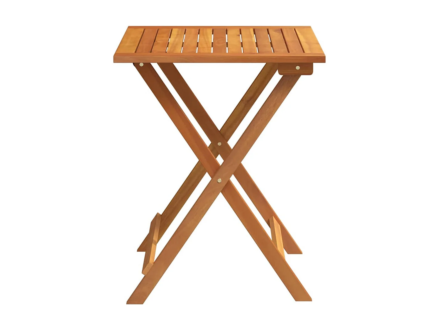 Table de jardin pliante Naturel 60 x 60 x 72 cm