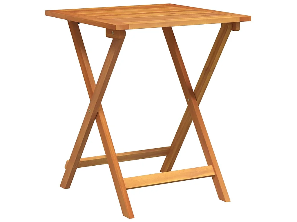 Table de jardin pliante Naturel 60 x 60 x 72 cm