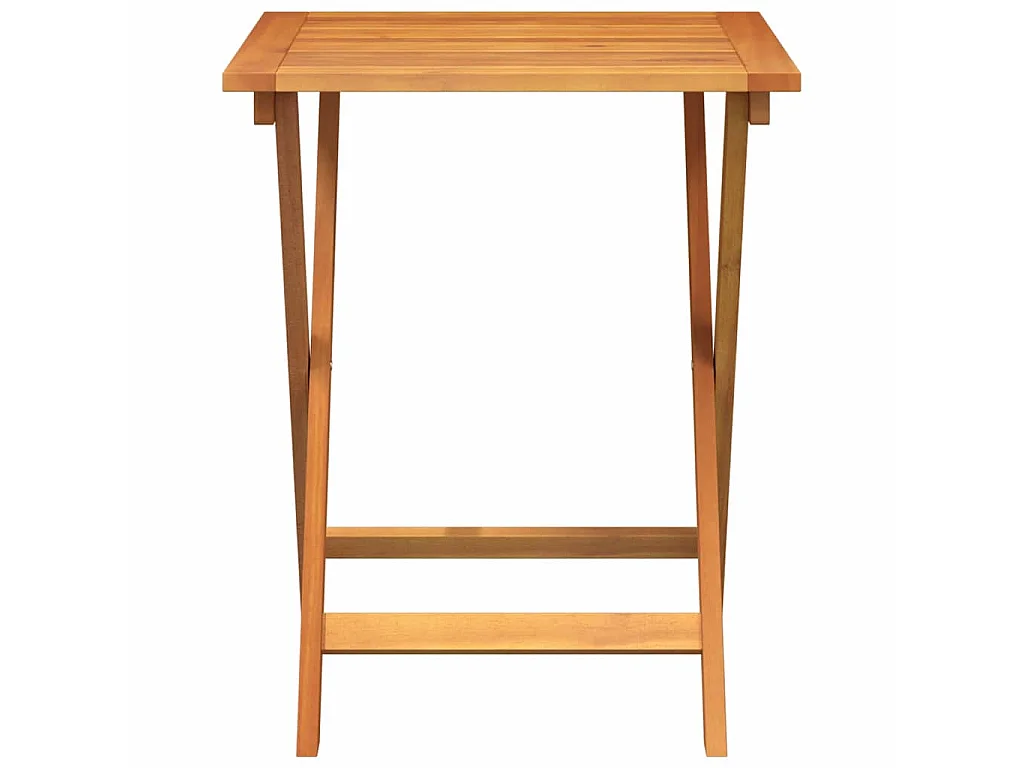 Table de jardin pliante Naturel 60 x 60 x 72 cm