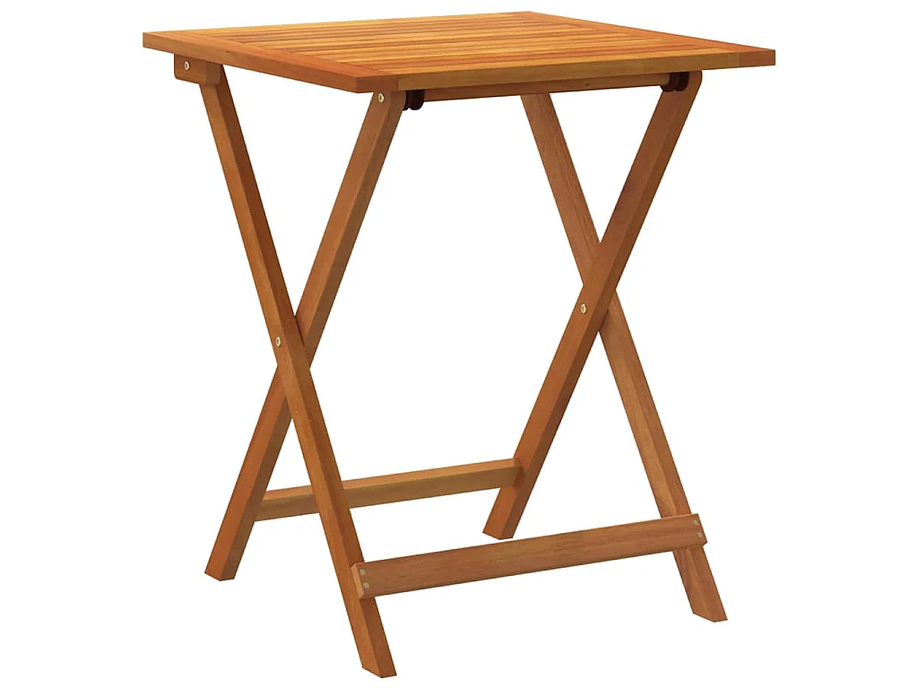 Table de jardin pliante Naturel 60 x 60 x 72 cm