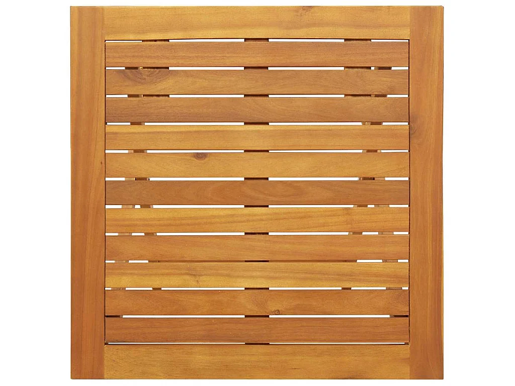 Table de jardin pliante Naturel 60 x 60 x 72 cm