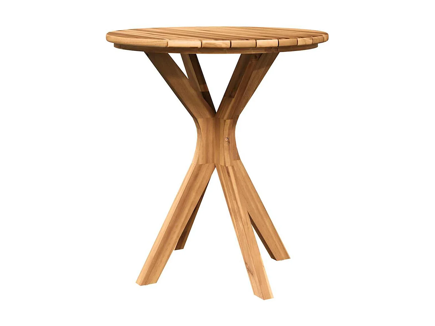 Table bistrot Marron 70 x 70 x 75 cm Bois de teck solide