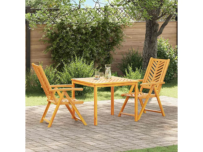 3-delige tuinset Bruin