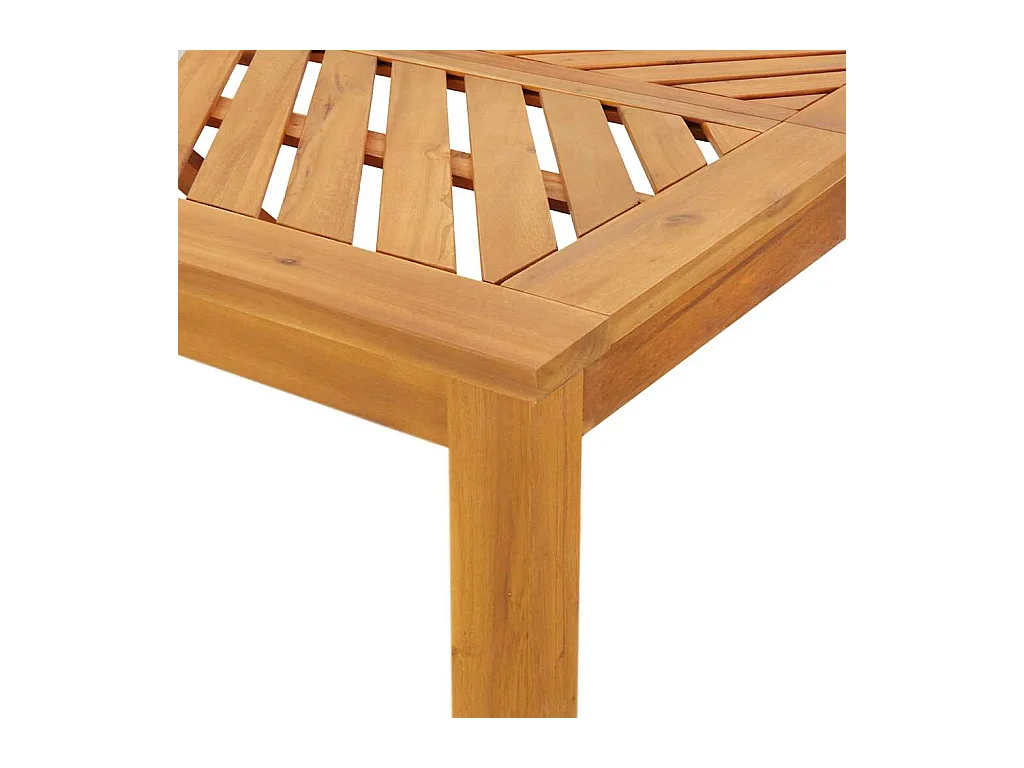 Ensemble de salle à manger pour jardin 3 pcs Marron