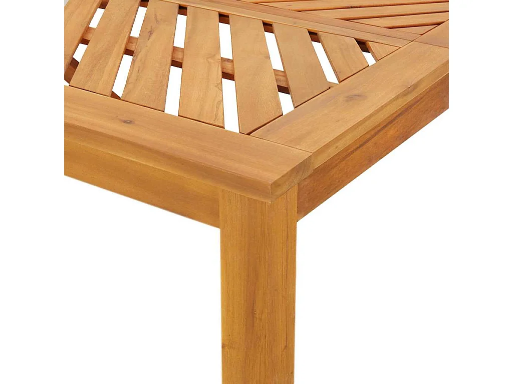 Ensemble de salle à manger pour jardin 3 pcs Marron