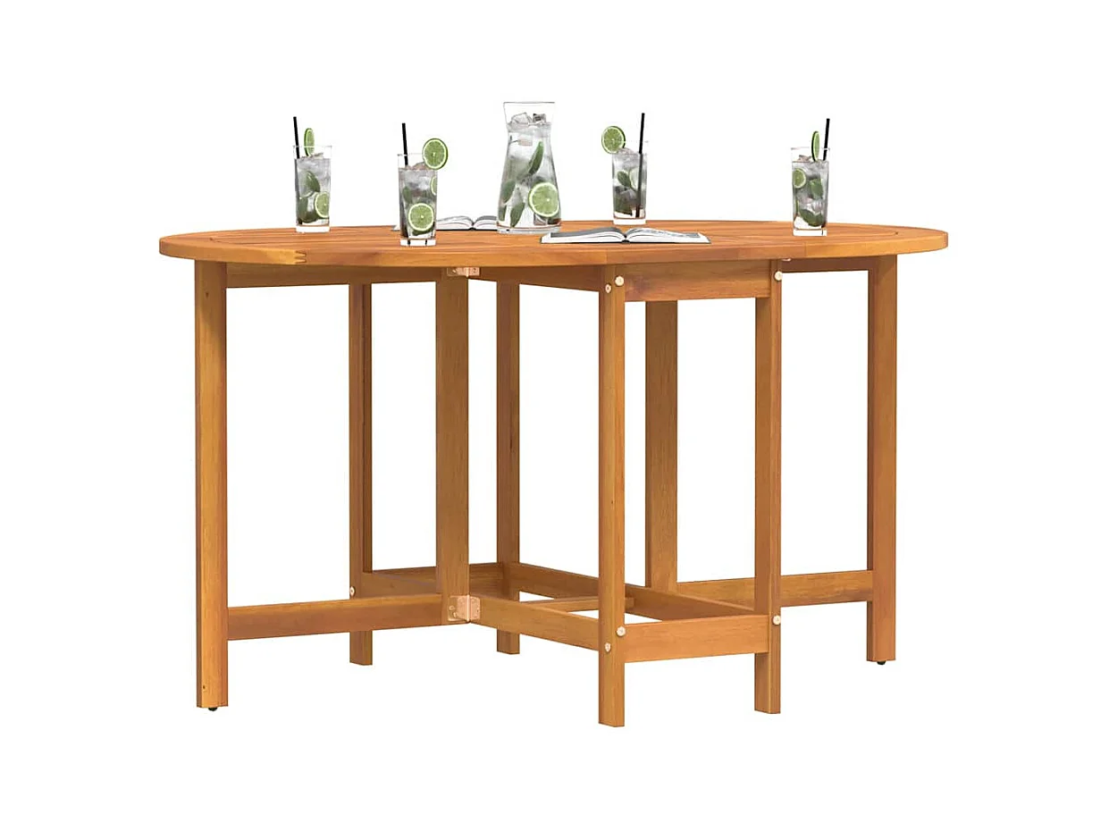 Table de Jardin Marron 110 x 60 x 72 cm Bois d'acacia massif