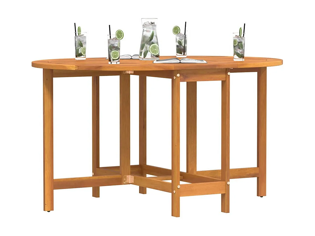 Table de Jardin Marron 110 x 60 x 72 cm Bois d'acacia massif