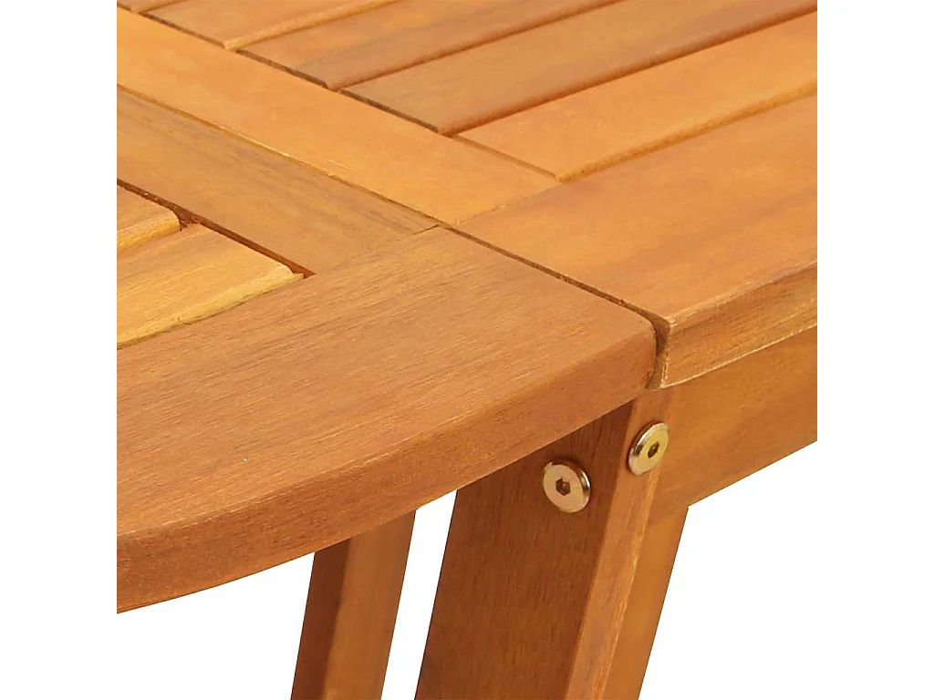 Table de Jardin Marron 110 x 60 x 72 cm Bois d'acacia massif