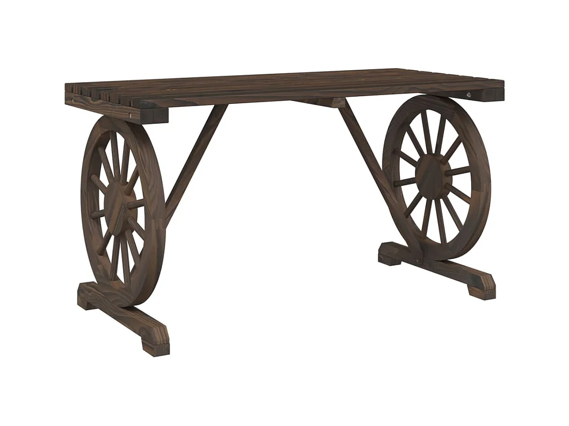 Tuintafel 115x55x65 cm massief dennenhout