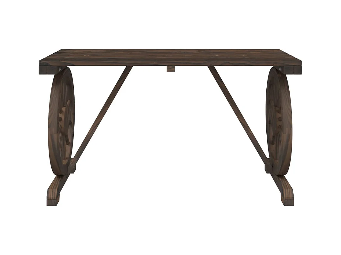 Tuintafel 115x55x65 cm massief dennenhout