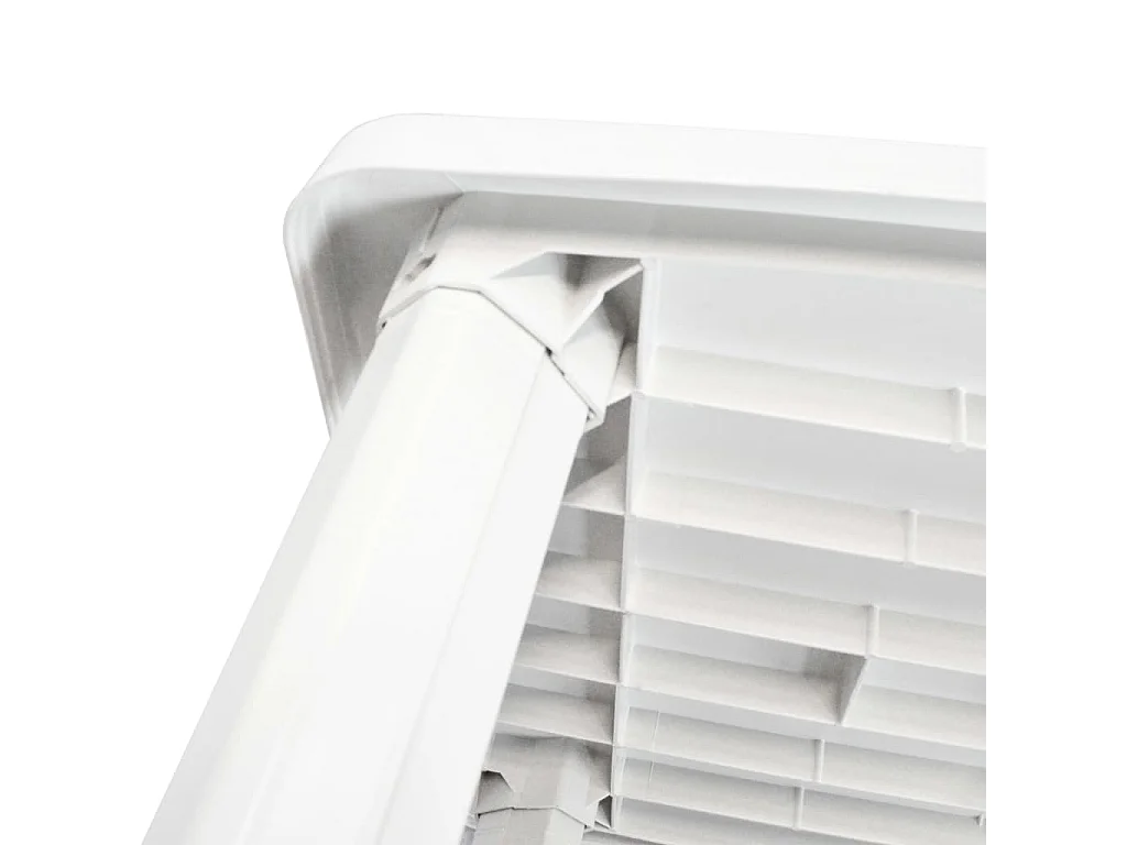 Tavolo da giardino bianco 101 x 68 x 72 cm Plastica