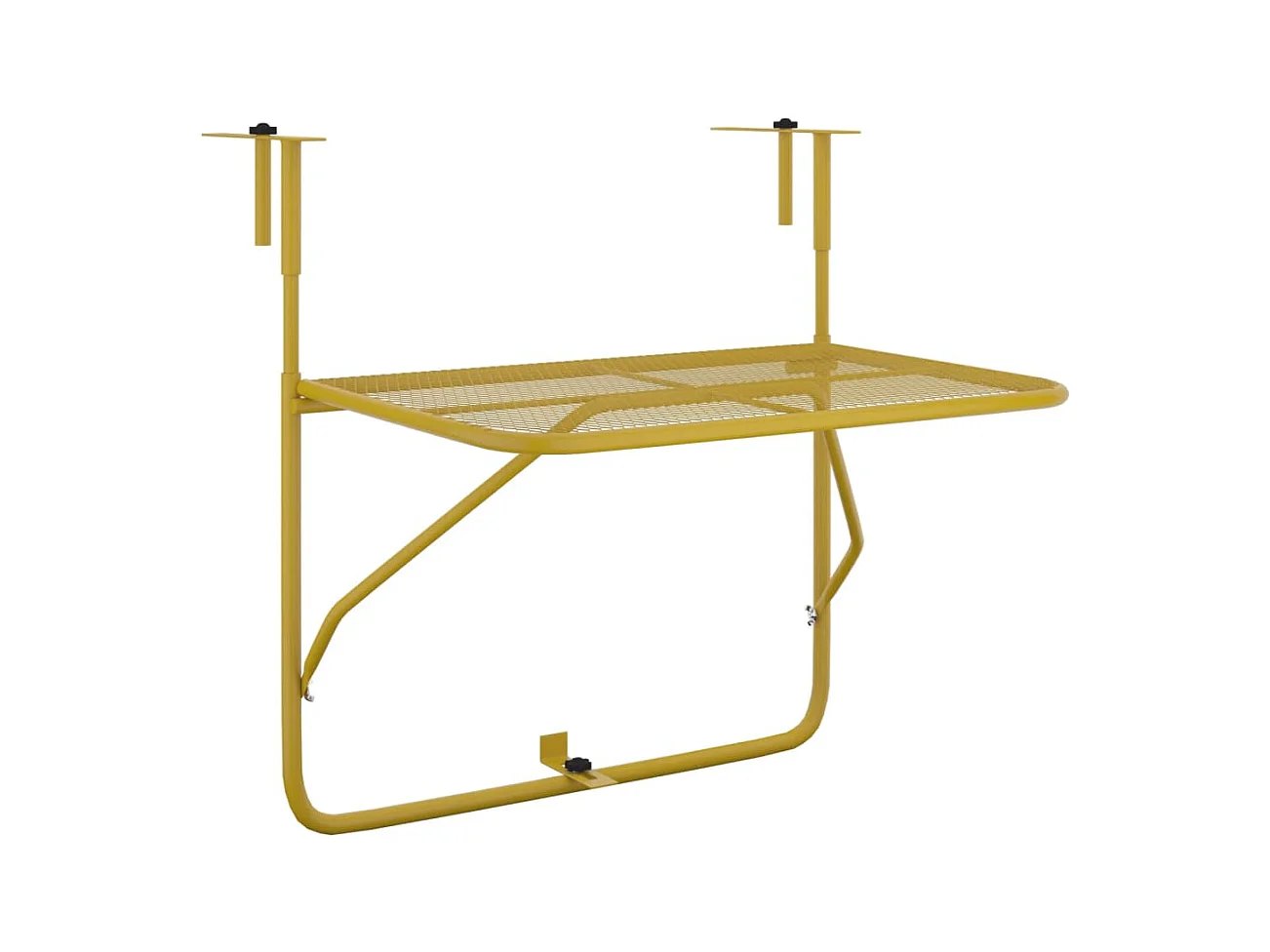 Gouden balkontafel 60x40 cm Staal