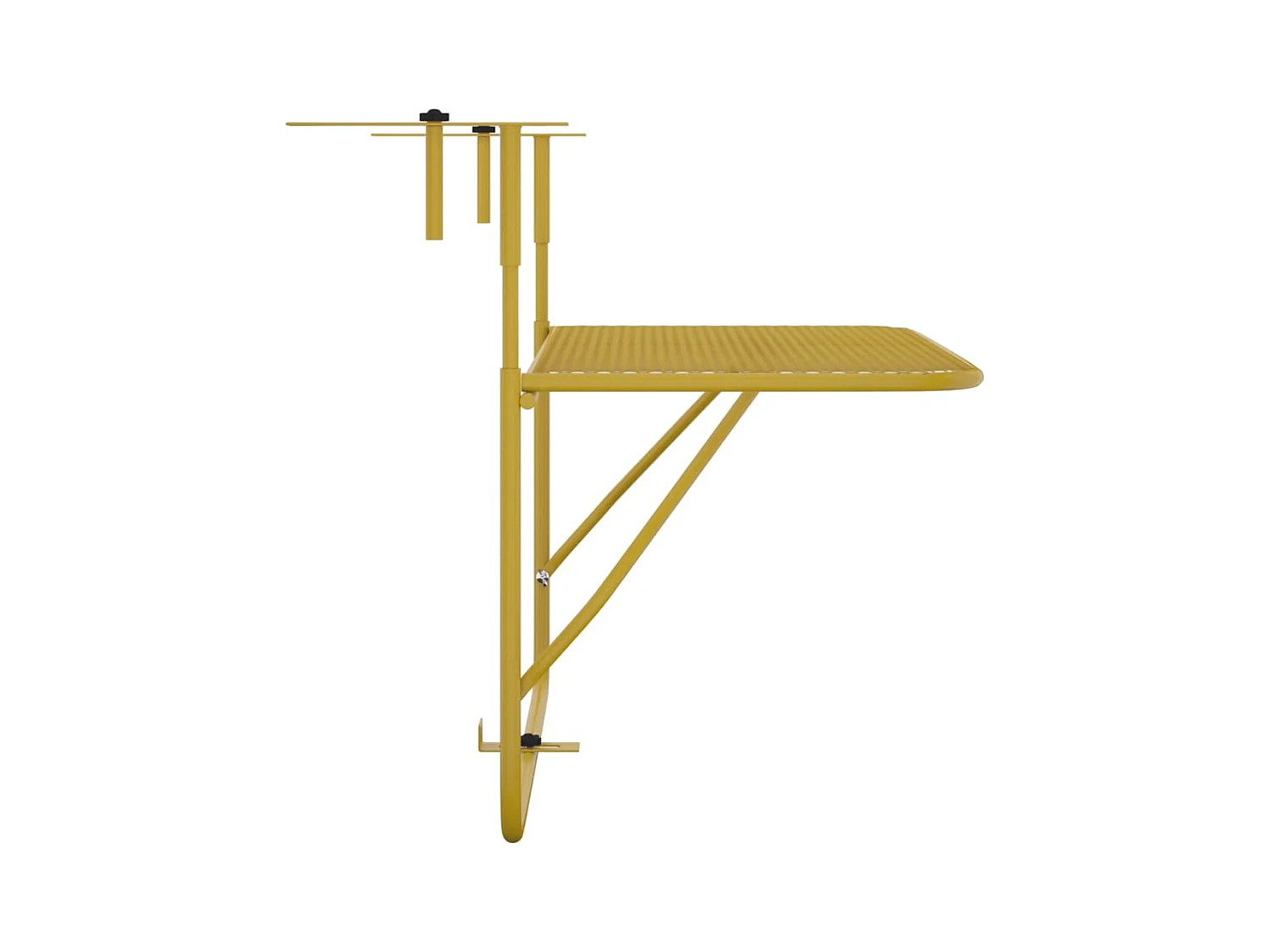 Gouden balkontafel 60x40 cm Staal