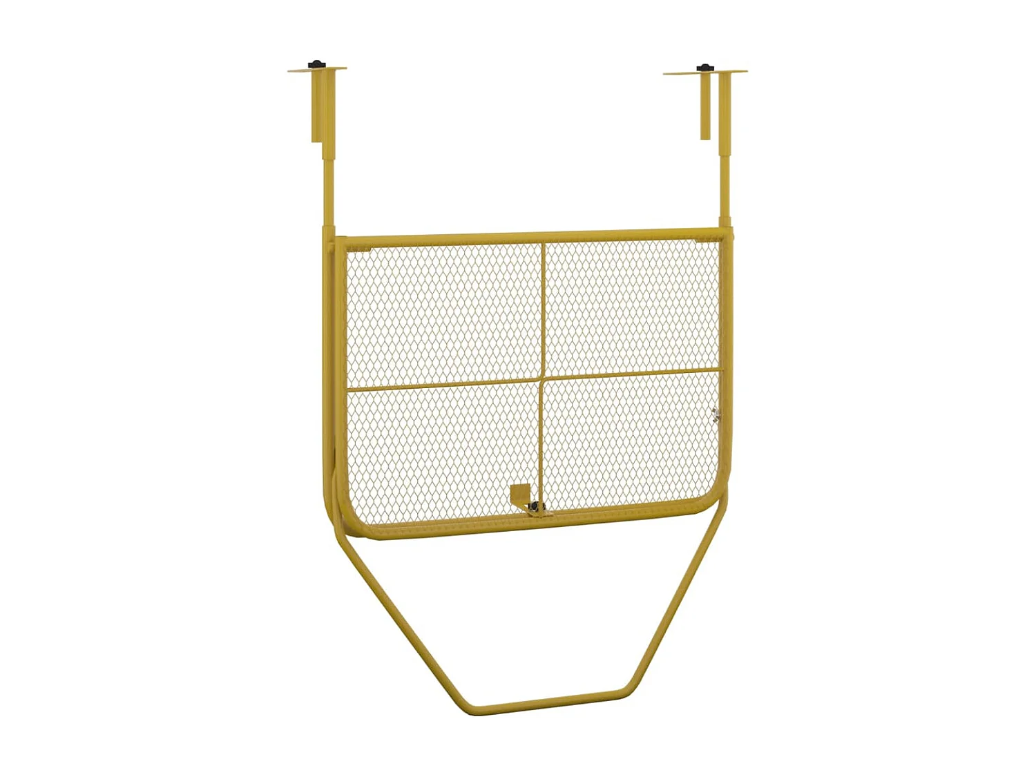 Mesa de balcón dorada 60x40 cm Acero