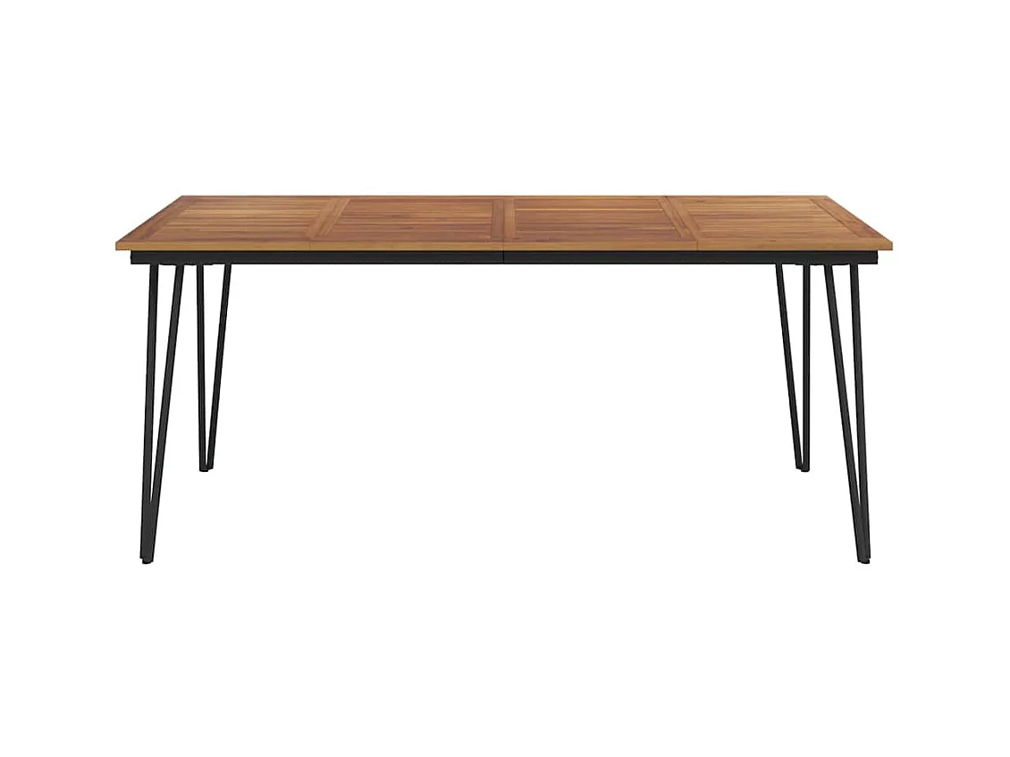 Tuintafel met haarspeldpoten 180x90x75 acacia