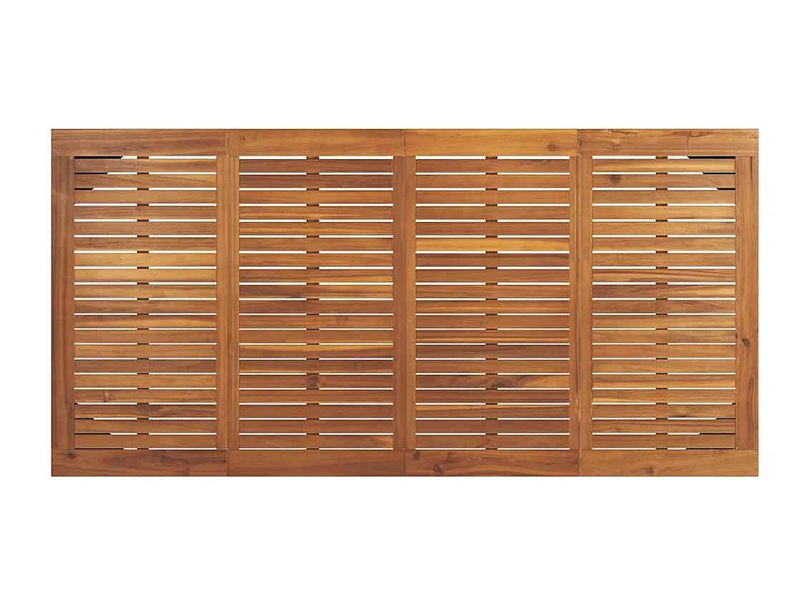 Mesa de jardín con patas de horquilla 180x90x75 acacia