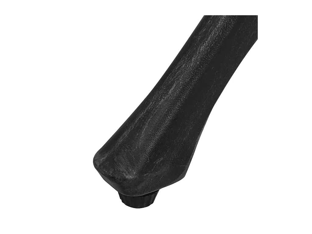 Zwarte tuintafel 78x78x72 cm Gegoten aluminium