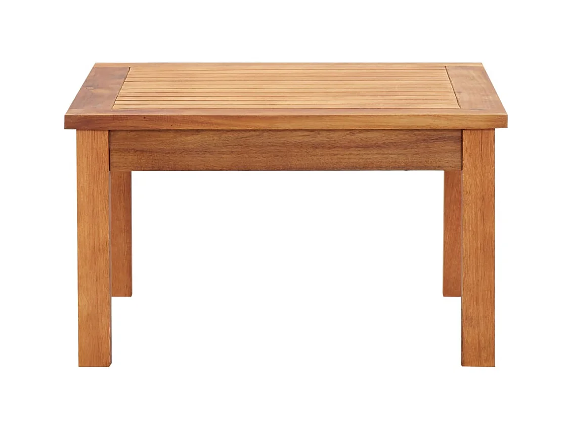 Mesa de centro de jardín 60x60x36 cm Madera maciza de acacia