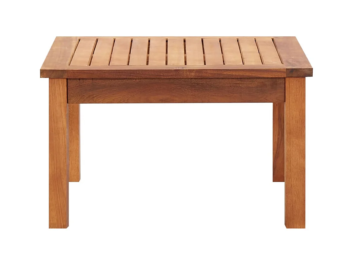 Mesa de centro de jardín 60x60x36 cm Madera maciza de acacia