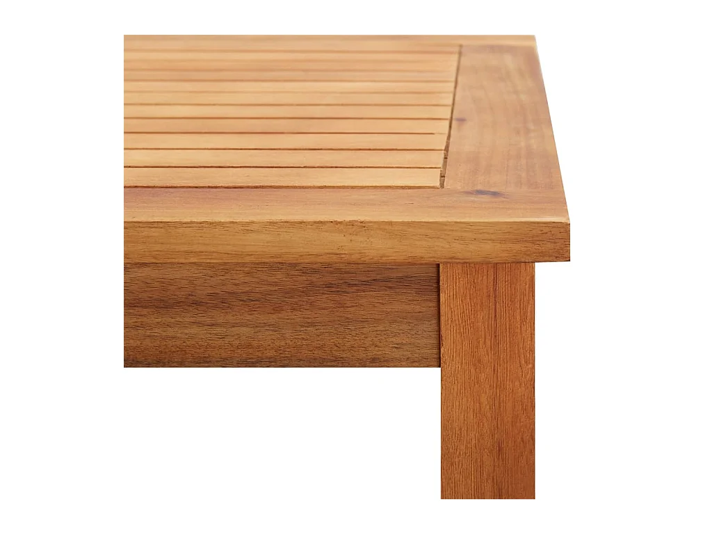 Mesa de centro de jardín 60x60x36 cm Madera maciza de acacia