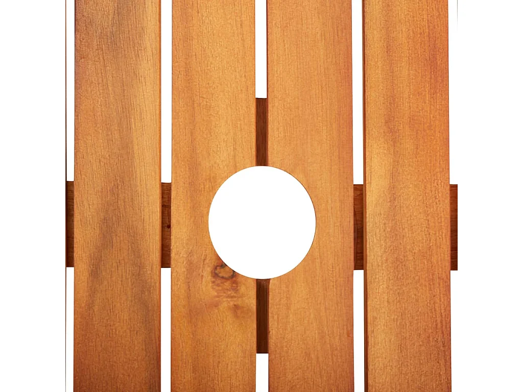 Mesa de jardín 150x90x74 cm Madera maciza de acacia