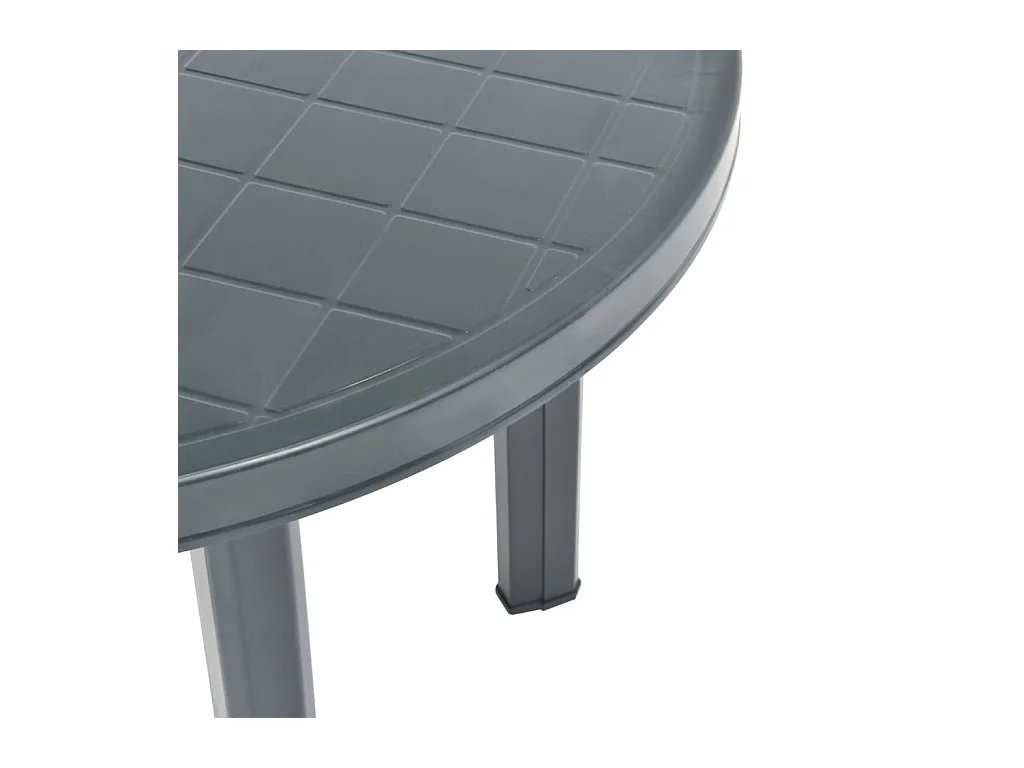 Groene Tuintafel 89 cm Kunststof