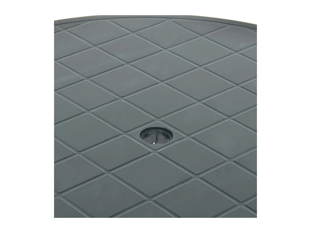 Groene Tuintafel 89 cm Kunststof