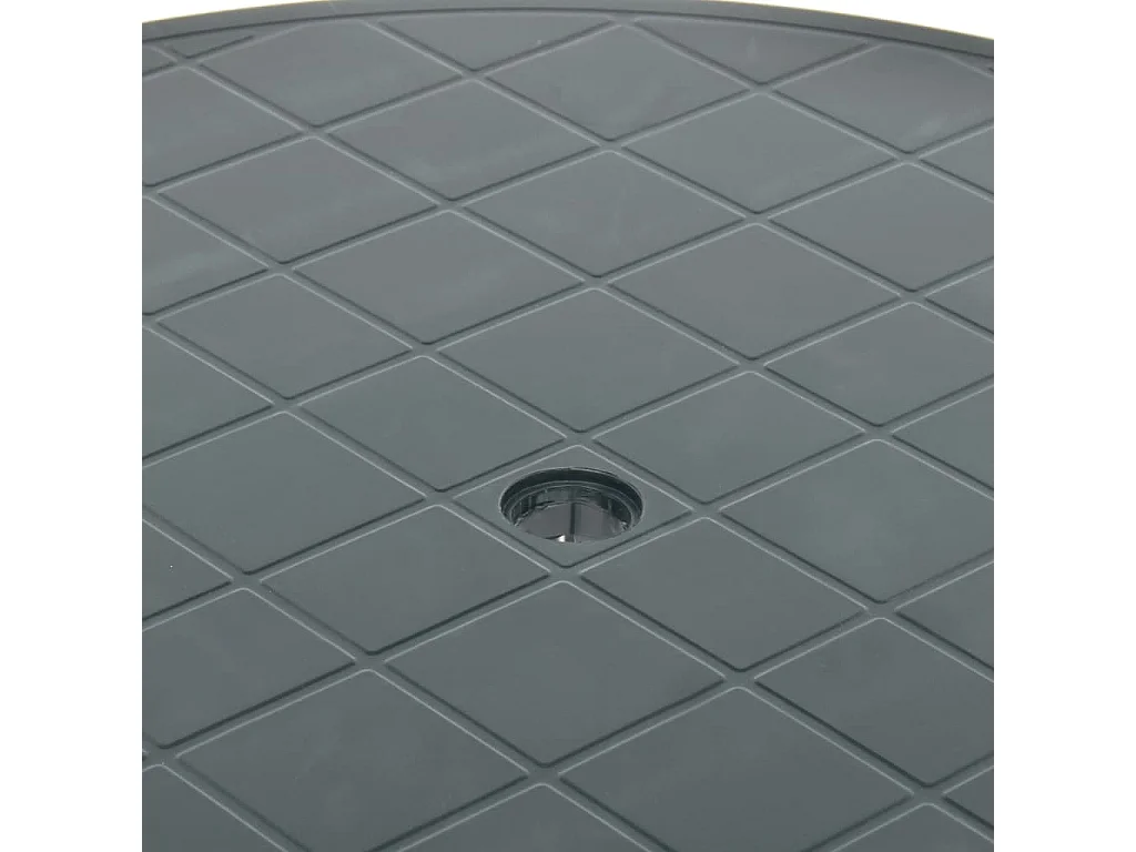 Tavolo da giardino verde 89 cm in plastica