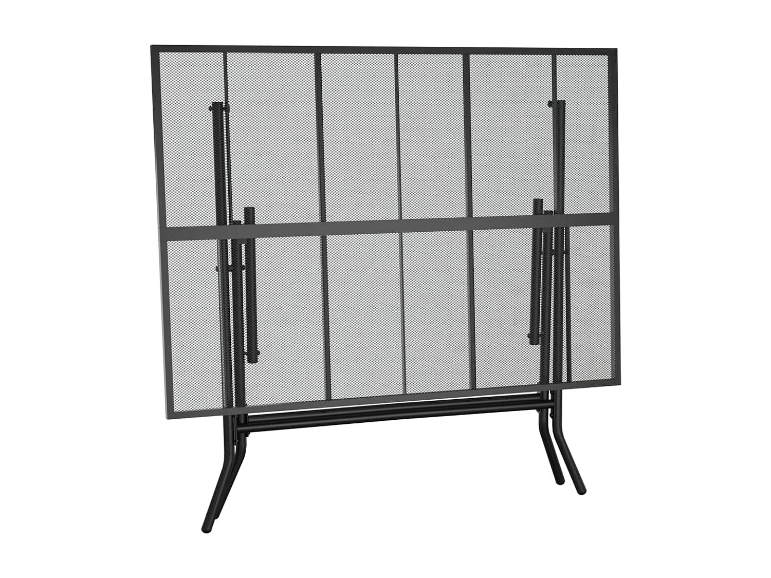 Antraciet opvouwbare tuintafel 110x80x72 cm staaldraad