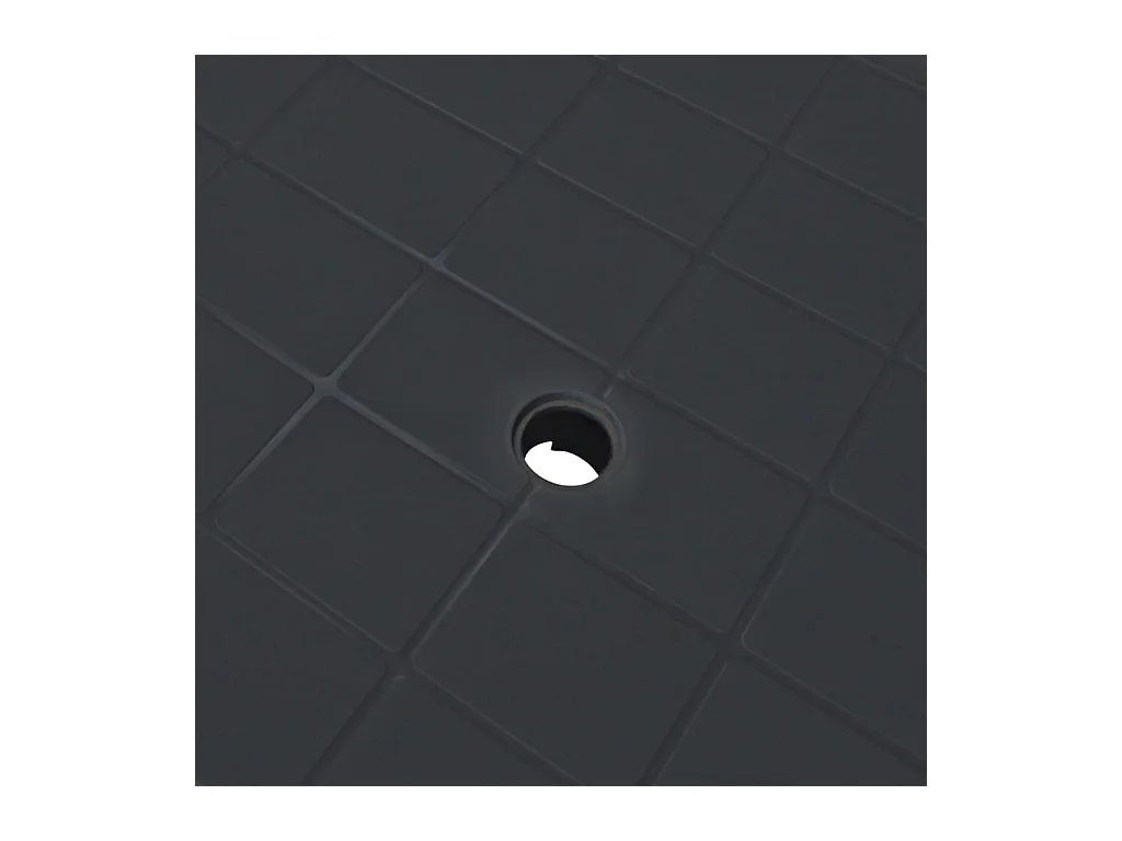 Antraciet tuintafel 101 x 68 x 72 cm Kunststof