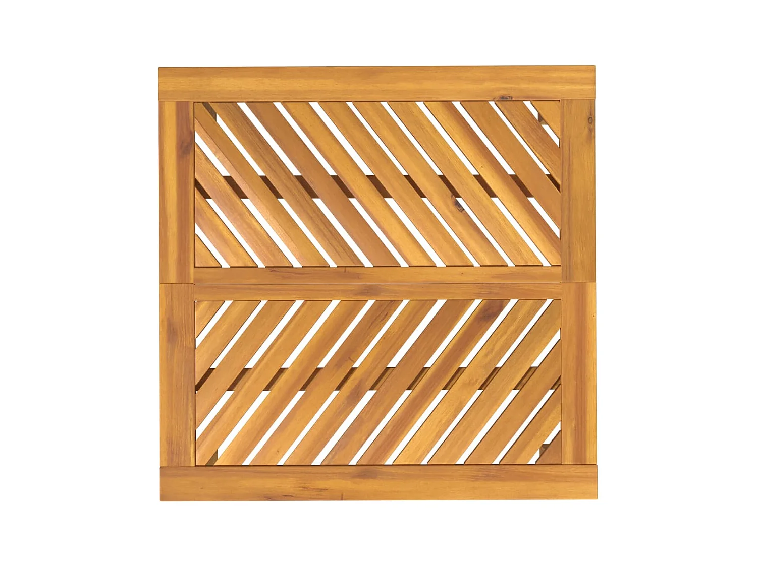 Table à manger de jardin 90x90x74 cm bois d'acacia solide