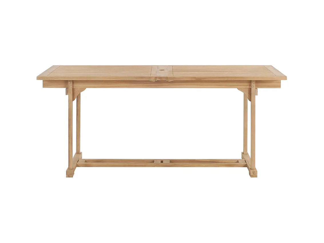 Uitschuifbare tuintafel 180-280x100x75 cm Massief teak