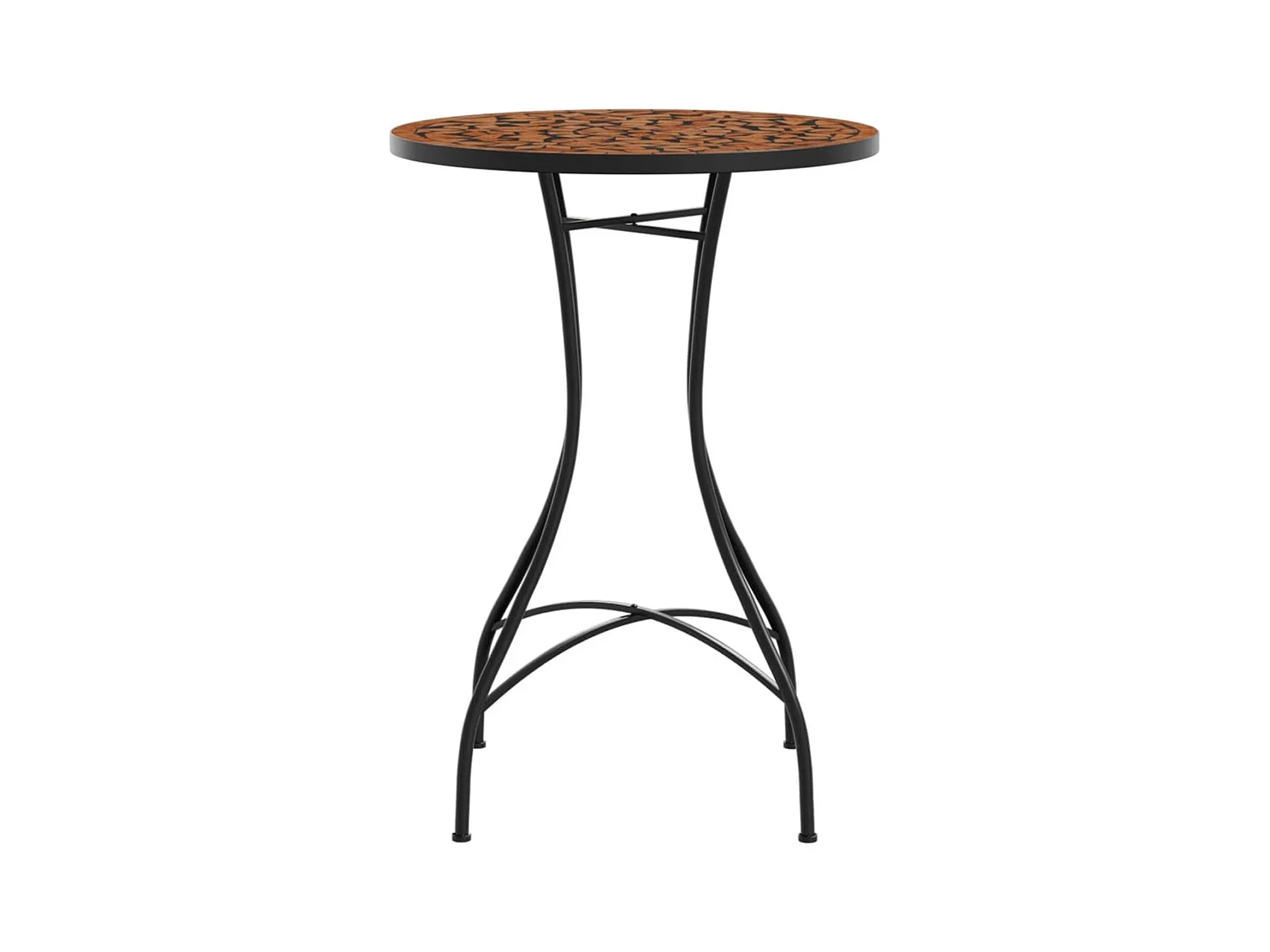 Terracotta mozaïek bistrotafel Ø50x70 cm keramiek