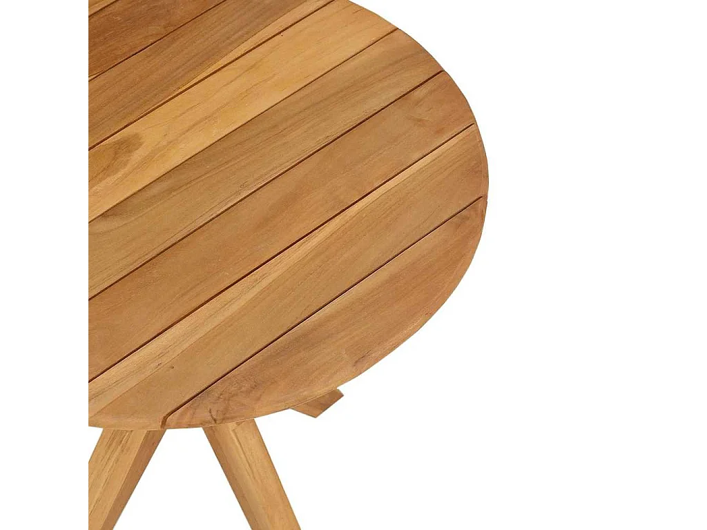 Table basse Marron 55 x 55 x 51 cm Bois de teck solide