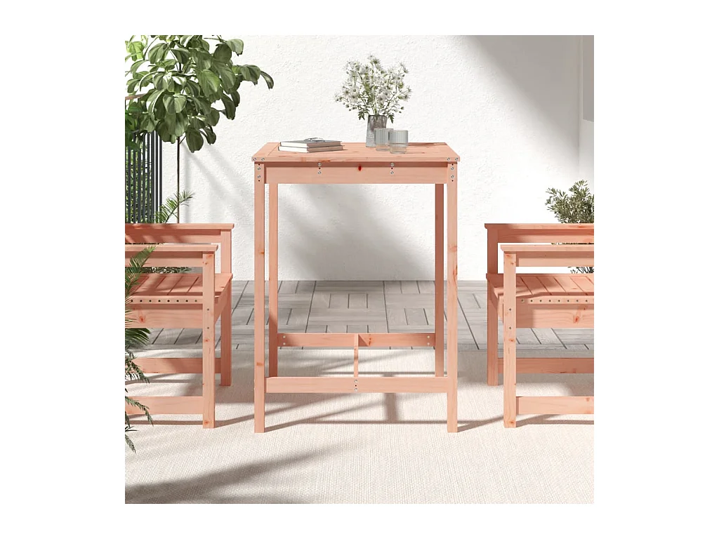 Tuintafel 82,5x82,5x110 cm massief Douglassparrenhout