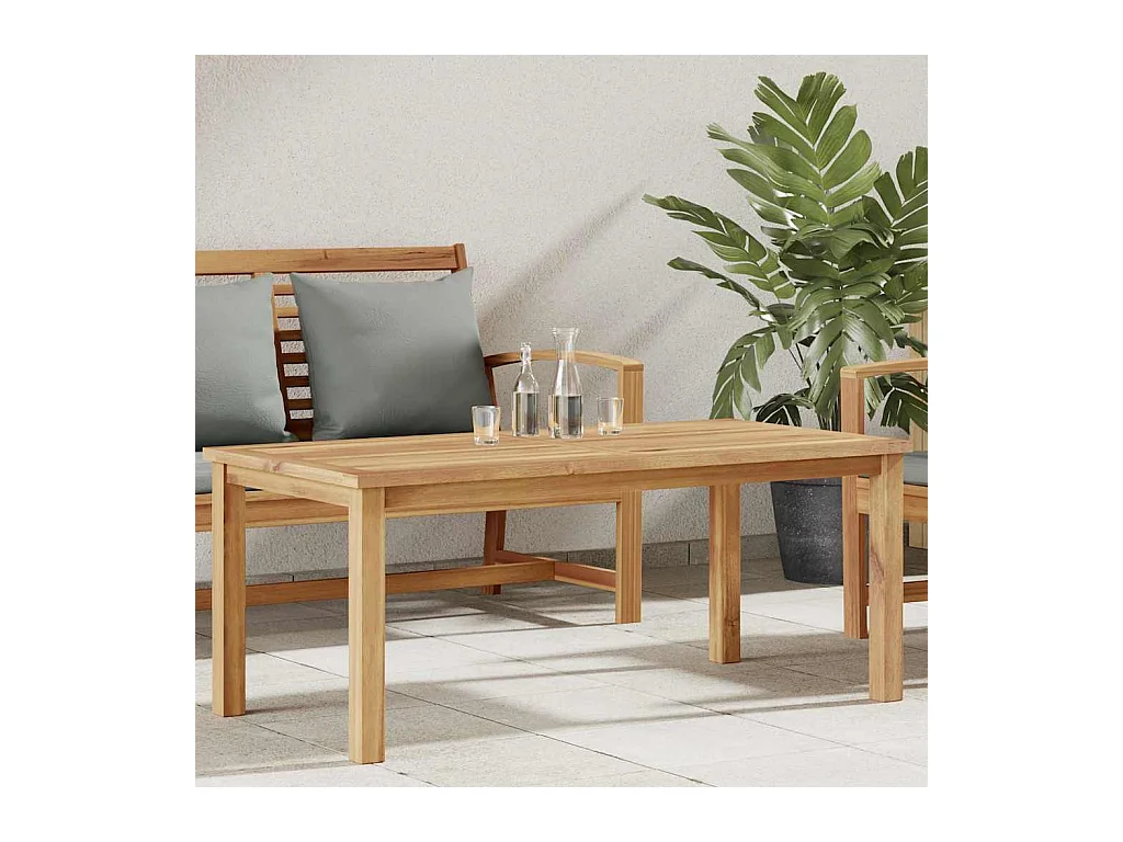 Table basse Marron 110 x 55 x 45 cm Bois de teck solide