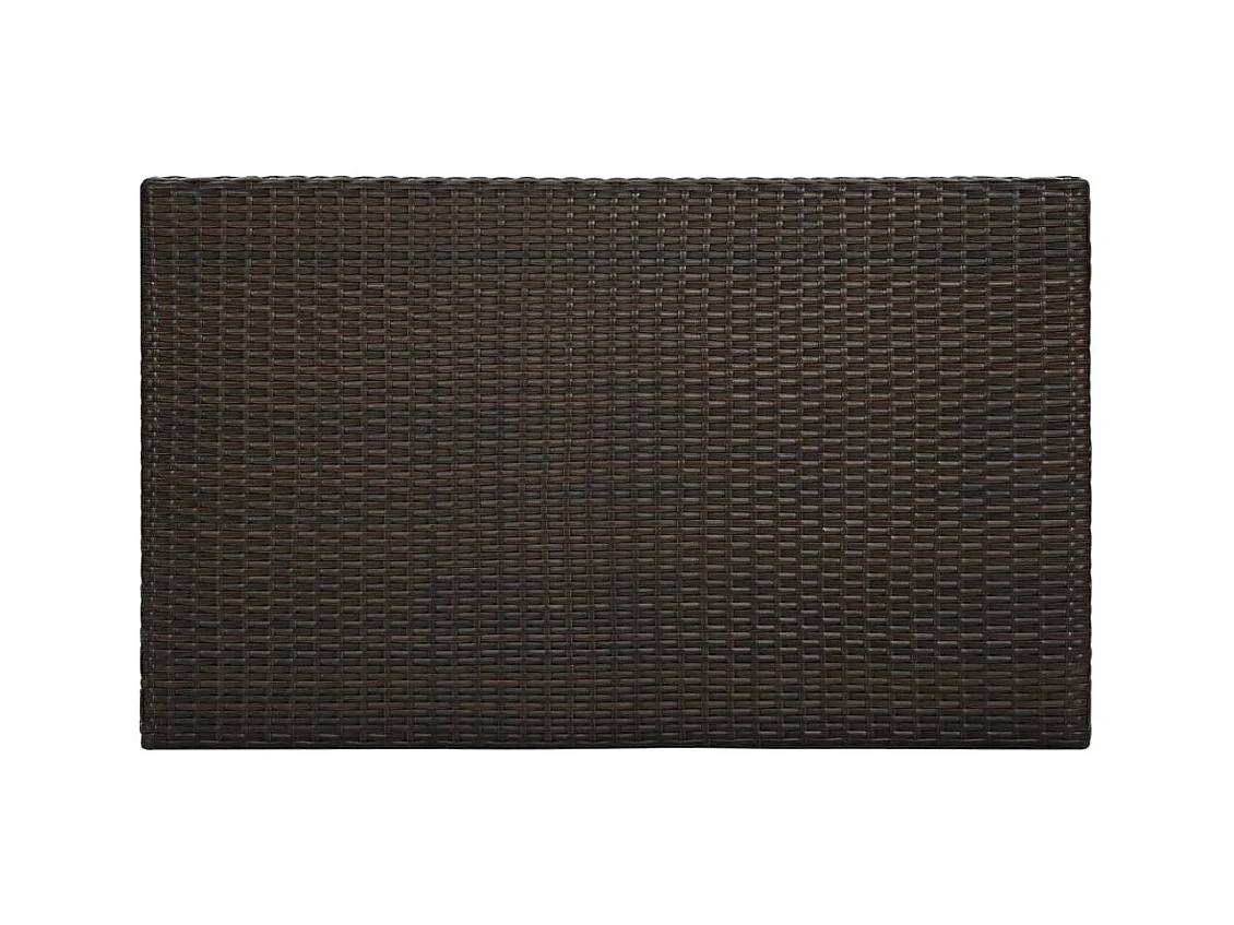 Tuinbartafel Bruin 100x60,5x110,5 cm Hars riet