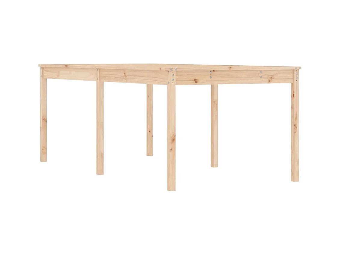 Tuintafel 203,5x100x76 cm massief grenenhout