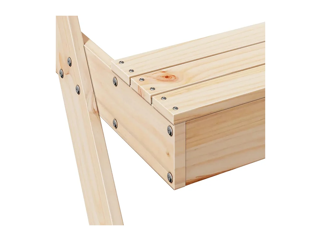 Tavolo da picnic con sabbiera per bambini, in pino massiccio