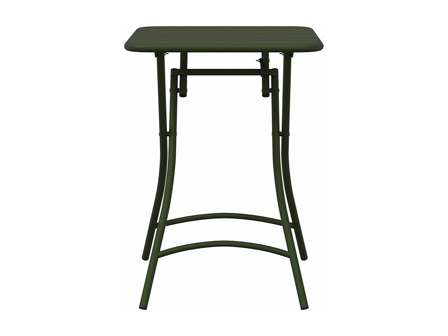 Mesa de jardín verde oscuro 55 x 55 x 73 cm