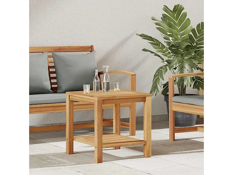 Table basse Marron 45 x 45 x 45 cm Bois de teck solide