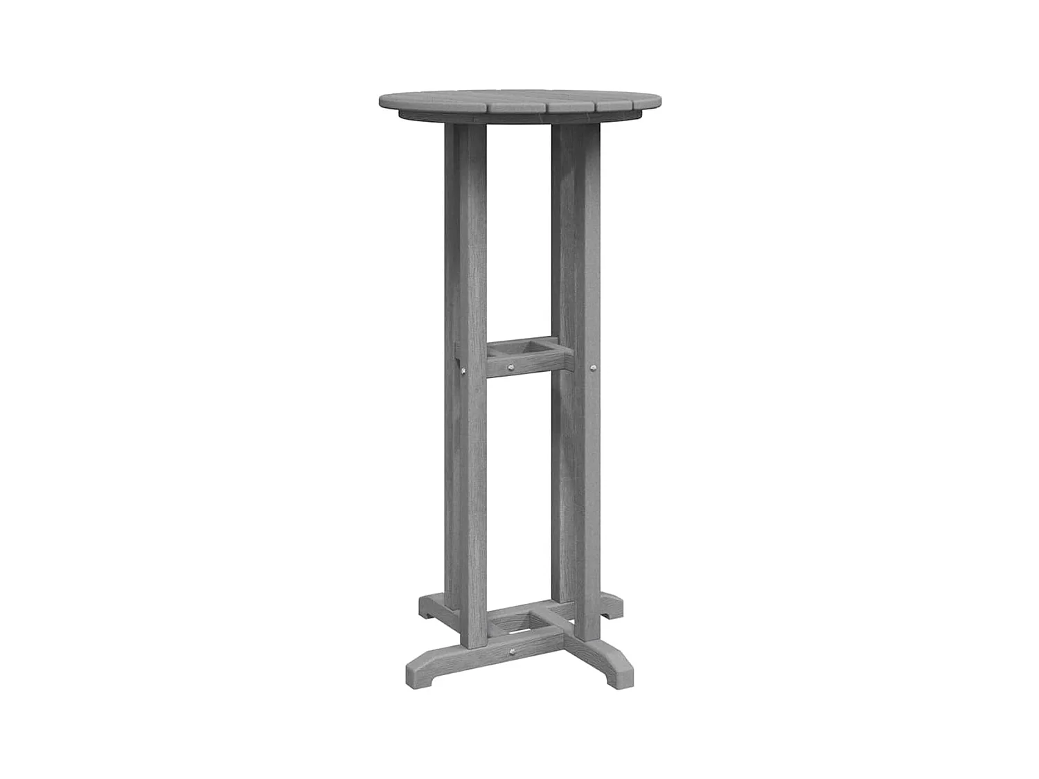 Table de bar Gris clair 55 x 55 x 107 cm HDPE